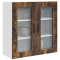 vidaXL Dvierka na umývačku Kalmar Dymová dub 80 x 31 x 80 cm