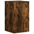 vidaXL Stojany na rastliny 2 ks dymový dub 30x30x50cm kompozitné drevo
