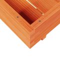 vidaXL Záhradný kvetináč voskovohnedý 70x70x26,5 cm masívna borovica