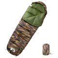vidaXL Spací vak múmia pre dospelých do stanu, 3 ročné obdobia