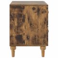 vidaXL Nočný stolík Dymový dub 62 x 34,5 x 48 cm Kompozitné drevo