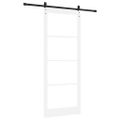 vidaXL Posuvné dvere ORKDAL Biela a čierna 93 x 232 cm