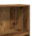 vidaXL Knižnica staré drevo 60x24x109 cm kompozitné drevo