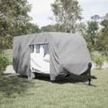 vidaXL Poťah na karavan sivý 610x250x220 cm netkaná textília