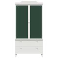 vidaXL Kreatívne úložisko pre deti ROROS Biela 90 x 45 x 180 cm