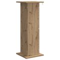 vidaXL Stojan na rastliny 2 ks Dub artisan 30,5 x 30 x 80,5 cm