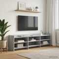 vidaXL TV skrinka 168 x 33 x 47 cm Sivý Sonoma Kompozitné drevo
