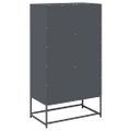 vidaXL Highboard Antracit 68x39x123 cm Oceľ