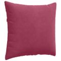 vidaXL Vankúše na pohovku 2 pcs Víno červené 45 x 45 cm