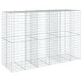 vidaXL Gabiónový kôš s krytom 300x100x200 cm pozinkované železo