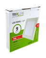 LED panel TRIXLINE TR 119 9W, štvorcový prisadený 4200K