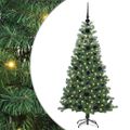 vidaXL Vianočný stromček Zelená 120 cm PVC