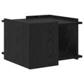 vidaXL Konferenčný stolík Čierny dub 50,5 x 50 x 33 cm
