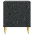 vidaXL Nočný stolík 2 ks Čierna 43 x 34,5 x 50 cm Kompozitné drevo