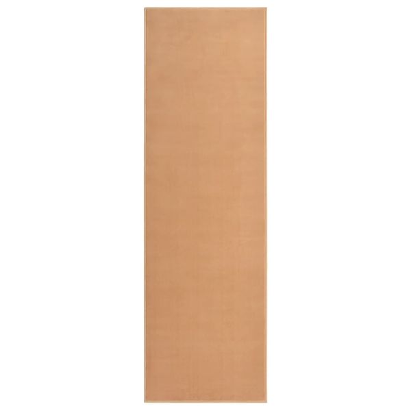 vidaXL Koberec behúň BCF béžový 100x350 cm