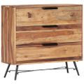 vidaXL Komoda 80x30x75 cm akáciaový masív