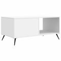 vidaXL Konferenčný stolík Biela 90 x 50 x 40 cm Kompozitné drevo