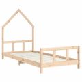 vidaXL Rám detskej postele 90x200 cm masívna borovica