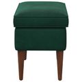 vidaXL Taburetka Tmavozelená 55 x 35 x 41 cm Zamat