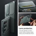Puzdro Spigen Optik Armor pre Samsung Galaxy S24 Ultra, tmavozelená