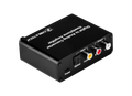 Prepojovač CABLETECH ZLA0857-3 audio 1x S/PDIF-KOAX IN | 2x CINCH-JACK 3.5mm OUT stereo