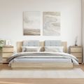 vidaXL Nočné stolíky 2 ks, dub sonoma 40x35x62,5 cm, kompozitné drevo