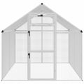 vidaXL Klietka pre vtákov Strieborná 181,5 x 221 x 173,5 cm