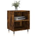 vidaXL Nočné skrinky 2 ks dymový dub 40x30x50 cm kompozitné drevo
