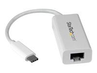 White - USB 3.1 to RJ45 LAN Network Adapter - USB Type C to Ethernet (US1GC30W) - Sieťový adaptér - USB-C - Gigabit Ethernet - biela