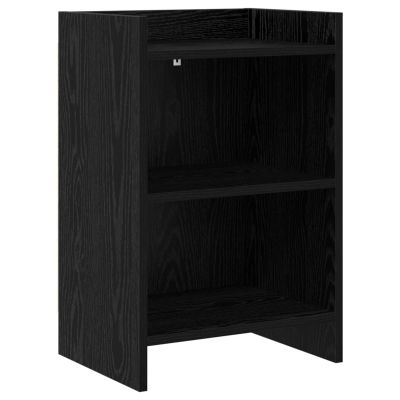 vidaXL Nočné stolíky Čierny dub 40 x 30 x 60 cm Kompozitné drevo