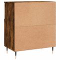 vidaXL Komoda dymový dub 60x35x70 cm spracované drevo