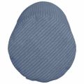 vidaXL Podložkové vankúše 2 pcs Modrá Ø 15 x 40 cm Kordúrová tkanina