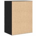 vidaXL Servírovacia skriňa Čierny dub 60 x 39 x 80 cm Kompozitné drevo