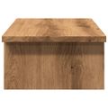 vidaXL Stojan na monitor dub artisian 50x27x15 cm kompozitné drevo