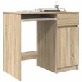 vidaXL Stôl dub sonoma 86x49x76 cm kompozitné drevo