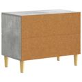 vidaXL Nočný stolík Betónovo sivá 62 x 34,5 x 48 cm Kompozitné drevo