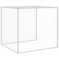 vidaXL Klietka pre kurčatá strecha bledosivá 403x98x90 cm poz. oceľ