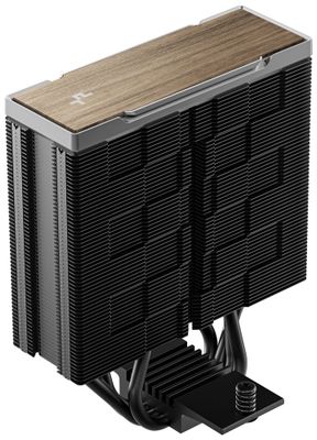 DEEPCOOL chladič AK400 G2 / 120mm fan / 4x heatpipes / PWM / pre Intel a AMD Procesorový chladič, 4× heatpipe O6 mm, 120mm ventilátor, hydraulické ložisko, TDP 220W, Intel/AMD, čierny