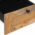 vidaXL Nočný stolík 2 ks Prírodná 40 x 33 x 46 cm Masívne mango drevo