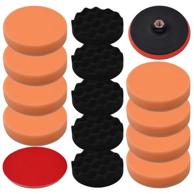 vidaXL 14-dielna sada leštiacich kotúčov 150 mm