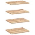 vidaXL Plávajúce police 4 ks 40x30x2 cm neošetrené masívne drevo akácia