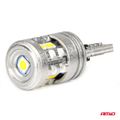 LED STANDARD BULBS T10 W5W 6x3020 + 1x3030 SMD White 12V/24V AMiO-03718