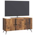 vidaXL TV skrinka Staré drevo 99 x 34,5 x 50 cm Kompozitné drevo