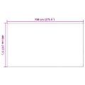 vidaXL Stanový koberec antracitovo-biely 400x700 cm HDPE