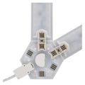 GoSmart LED svietidlo Lines čierne, 9 častí, 34 W, RGBIC stmievateľné, WiFi