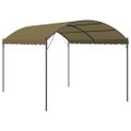 vidaXL Altánok 4x3x2,6 m sivohnedý 180 g/m²