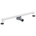 vidaXL 360° sprchový odtok so štíhlym modelom Strieborná 70 cm