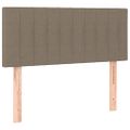 vidaXL Boxspring posteľ s matracom sivohnedý 100x200 cm látka
