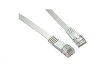 SOLARIX patch kabel plochý CAT6 UTP LSOH 1m šedý
