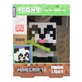 Lampička Minecraft - Panda